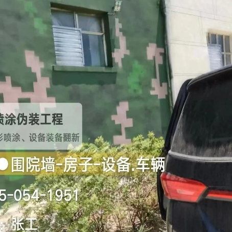 白城数码迷彩漆施工